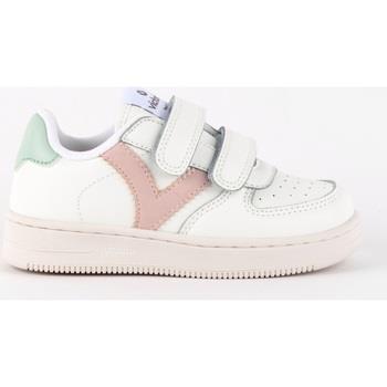 Baskets basses enfant Victoria BASKET TIEMPO EFFET CUIR COULEUR SCRATC...