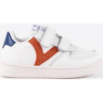 Baskets basses enfant Victoria BASKET TIEMPO EFFET CUIR COULEUR SCRATC...