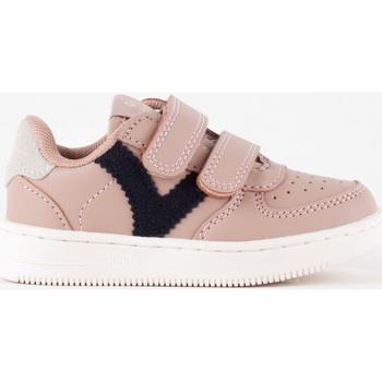 Baskets basses enfant Victoria BASKET BASSE TIEMPO EFFET CUIR SCRATCHS