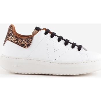 Baskets basses Victoria BASKET BASSE MILAN EFFET CUIR TALON IMPRIMÉ SE...