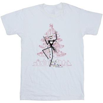 T-shirt Disney The Nightmare Before Christmas Tree Pink