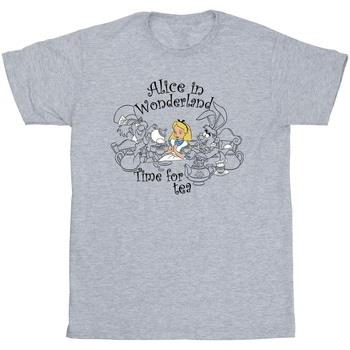 T-shirt enfant Disney Alice In Wonderland Time For Tea