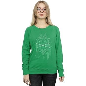 Sweat-shirt Disney Millennium Falcon Christmas Tree Delivery