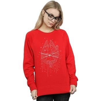 Sweat-shirt Disney Millennium Falcon Christmas Tree Delivery