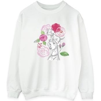 Sweat-shirt Disney 101 Dalmatians Flowers