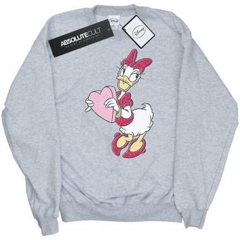 Sweat-shirt Disney Daisy Duck Love Heart