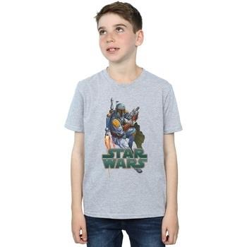 T-shirt enfant Disney Boba Fett Fired Up