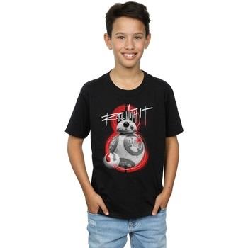 T-shirt enfant Disney The Last Jedi Roll With It