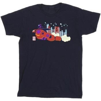 T-shirt enfant Disney Big Hero 6 Baymax Hiro Bridge