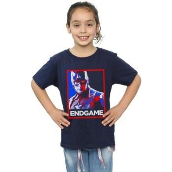 T-shirt enfant Marvel Avengers Endgame Captain America Poster