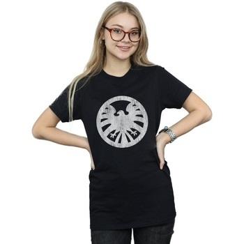 T-shirt Marvel Agents Of SHIELD Distressed Logo