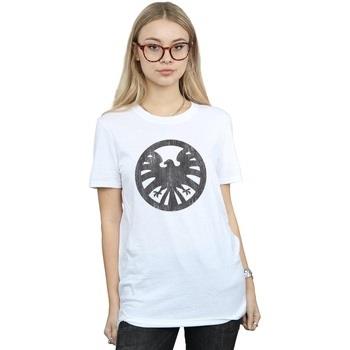 T-shirt Marvel Agents Of SHIELD Distressed Logo