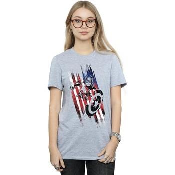 T-shirt Marvel Avengers Captain America Streaks