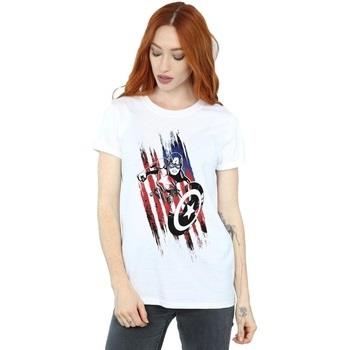 T-shirt Marvel Avengers Captain America Streaks