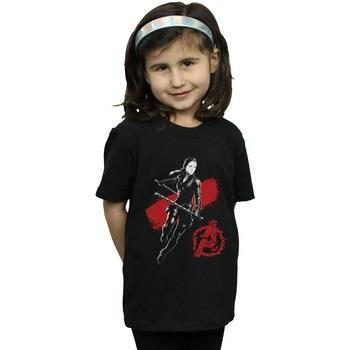 T-shirt enfant Marvel Avengers Endgame Mono Black Widow