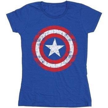 T-shirt Marvel Avengers Captain America Scratched Shield