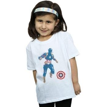 T-shirt enfant Marvel Avengers Endgame Painted Captain America