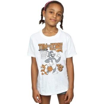 T-shirt enfant Dessins Animés Spinning Basketball