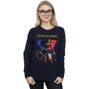 Sweat-shirt Dc Comics Wonder Woman 80th Anniversary Believe In Wonder ...