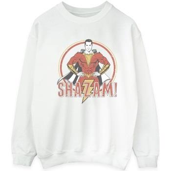 Sweat-shirt Dc Comics Shazam Retro Circle Distressed