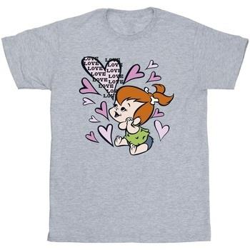 T-shirt enfant The Flintstones Pebbles Love Love Love