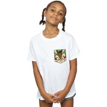 T-shirt enfant Dessins Animés Wile E Coyote Face Faux Pocket