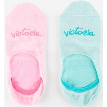 Chaussettes V Things PACK 2 CAL INVISIBLE FLUOR