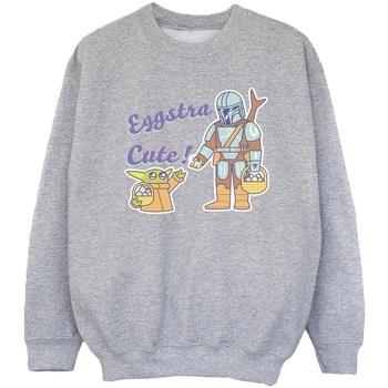 Sweat-shirt enfant Disney The Mandalorian Eggstra Cute Grogu