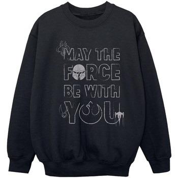 Sweat-shirt enfant Disney The Mandalorian May The Force