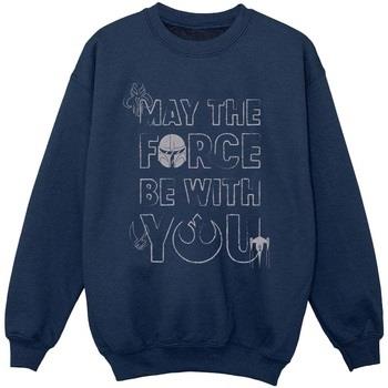 Sweat-shirt enfant Disney The Mandalorian May The Force Mando