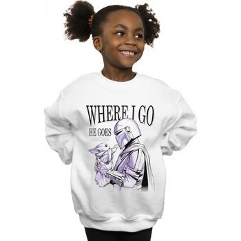 Sweat-shirt enfant Disney The Mandalorian Where I Go