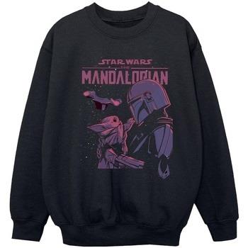 Sweat-shirt enfant Disney The Mandalorian Hello Friend