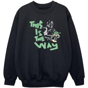 Sweat-shirt enfant Disney The Mandalorian This Is The Way