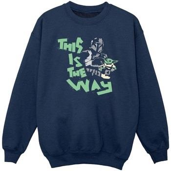 Sweat-shirt enfant Disney The Mandalorian This Is The Way