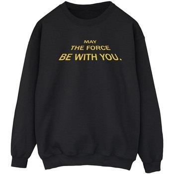 Sweat-shirt Disney May The Force Opening Crawls