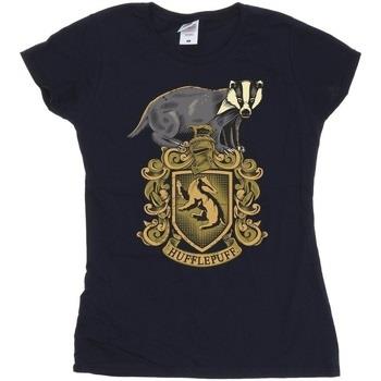 T-shirt Harry Potter Hufflepuff Sketch Crest