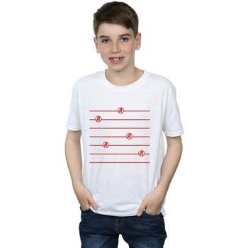 T-shirt enfant Marvel Avengers Endgame Logo Stripes