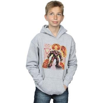 Sweat-shirt enfant Marvel Avengers Infinity War Hulkbuster Blueprint