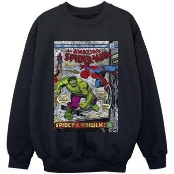 Sweat-shirt enfant Marvel Spider-Man VS Hulk Cover