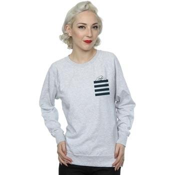 Sweat-shirt Dessins Animés Taz Stripes Faux Pocket