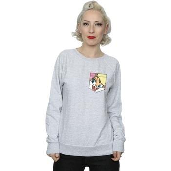 Sweat-shirt Dessins Animés Lola Bunny Face Faux Pocket