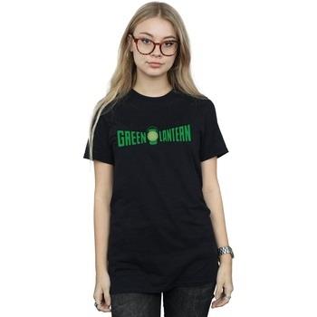 T-shirt Dc Comics Green Lantern Text Logo