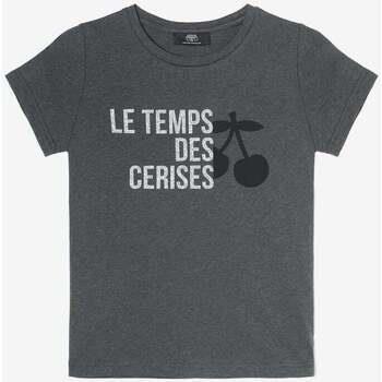 T-shirt enfant Le Temps des Cerises T-shirt nastiagi gris imprimé