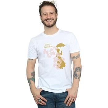 T-shirt Disney Mary Poppins Floral Silhouette