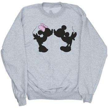 Sweat-shirt enfant Disney Mickey Minnie Kiss Silhouette