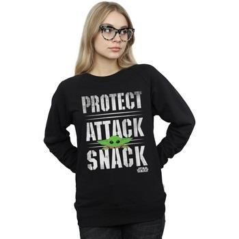 Sweat-shirt Disney The Mandalorian Protect Attack Snack