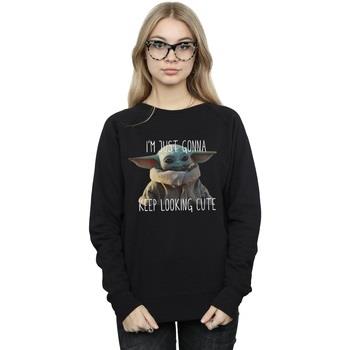 Sweat-shirt Disney The Mandalorian Keep Looking Cute