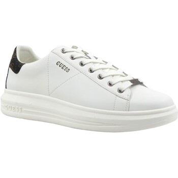 Chaussures Guess Sneaker Uomo White Brown Ochre FM8VIBFAP12
