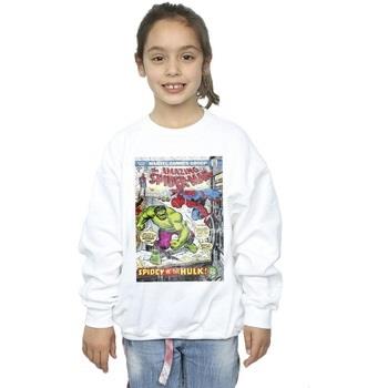 Sweat-shirt enfant Marvel Spider-Man VS Hulk Cover