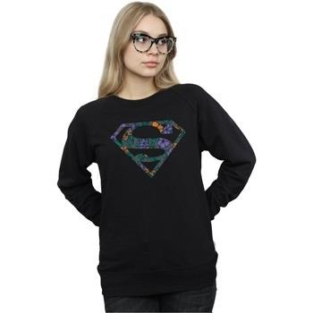Sweat-shirt Dc Comics Superman Floral Logo 1